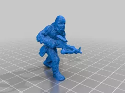 Chewbacca Sized for Old Star Wars Miniature Game