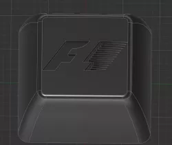 Classic F1 Logo Keycap (XDA Profile)