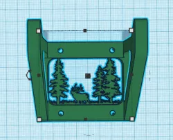 Crossbow hanger stag/deer design 