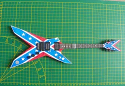 Dean Rebel mini guitar model 