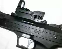 Dovetail to Picatinny Low profile adaptor.