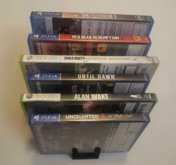 DVD/PS4/PS5/BluRay/Xbox360 Wall Rack 