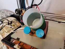 Epoxy resin mixer motorized