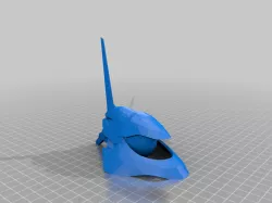 EVA01 head with wall mount remix