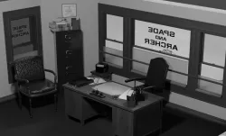 Film Noir Detective's Office