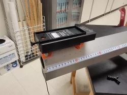 Force sensor holder for PASCO Air track