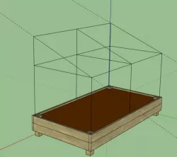 Greenhouse dowel / pipe fittings