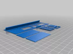 hardware store  HO scale profile building