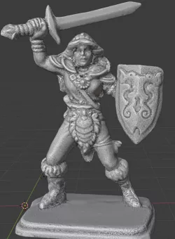 HeroQuest Female Barbarian