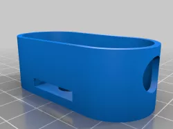 Insta 360 Go2 VR180 Mount case for 3/4 x 1/8 Flat Bar