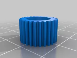 Intermediate output gear SCX transmission