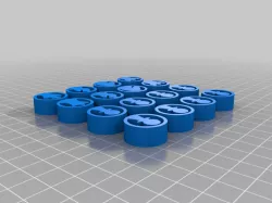 Lego chess stones set