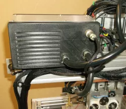 Liquid cooler module with radiator, fan and pump