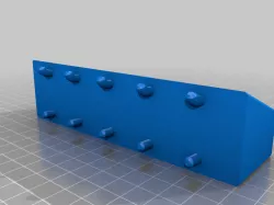 Magazine holder for metal pegboard Ruger and Model 41
