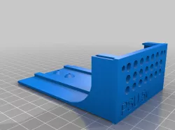 Meanwell PSU tray for 1U Raspberry Pi Rack