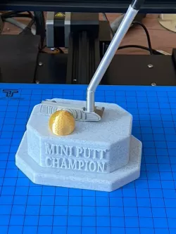 mini putt Champion Trophy