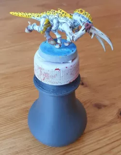 Miniature Bottle Cap Paint Holder
