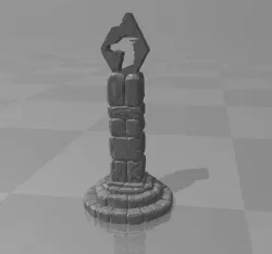 Modular DnD deity Pillar