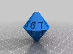 Mold for D16 Hexadecimal Dice for Crypto