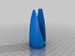 Nano Drak tractor/puller motor nacelles with removable cap