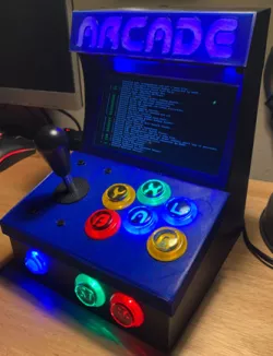 No Solder RASPBERRY Pi ARCADE Machine with Bill of Materials for insides