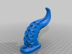 ▷ octopus tentacle 3d models 【 STLFinder 】