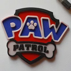 Paw Patrol Logo Badge
