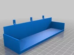 Pegboard Tamiya paints mini shelf (4x23ml)