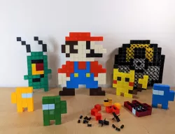 Pixel Art Building Blocks