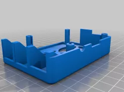 Raspberry Pi 3B+ Octoprint Case Remix for 40mm Fan, Hood Scoop, and Tabless Option