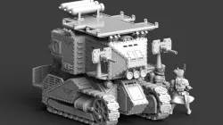 Reconnaissance steam tank "Yarilo"