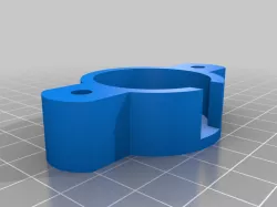 Retracting badge holder mount