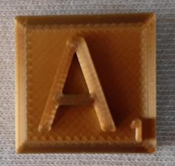 STL file SCRABBLE TILES - A TO Z - WHOLE ALPHABET 🎨・3D printer model to  download・Cults