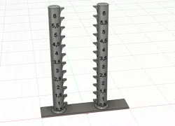 Simple Stringing Test 0.5 - 6mm Retraction