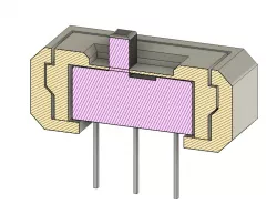 SPDT switch case SS12D00G3