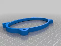 Speaker distance ring for ESX HZ462 oval car speakers