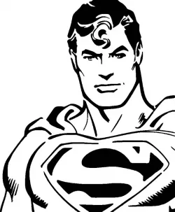 Superman stencil 10