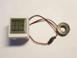 Support DIN voltmeter ammeter