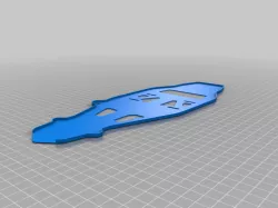 Tamiya TA04 carbon lower deck protection