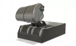 Throttle with 7 axis and 32 buttons