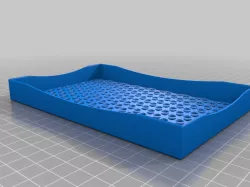 Tray for bathroom accessories