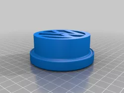 VW Logo Distributor Block-off Cap