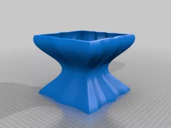 Wavy Planter Vase, Lamp Base Parametric
