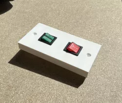 Workshop bench power switch case