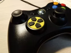 Xbox 360 controller single button D-pad mod, without shell modifications