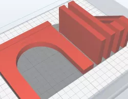 1950 Ho Scale Narrow Tunnel Portal