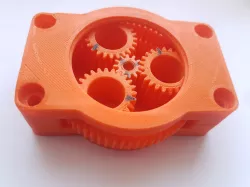 354:1 planetary compound gearbox