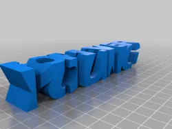 3D message Forever Young