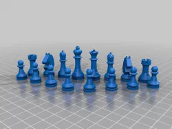 3D Printed Chess for 3 Players