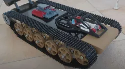 3d printed rc tank suspension robot chassis for tiger track